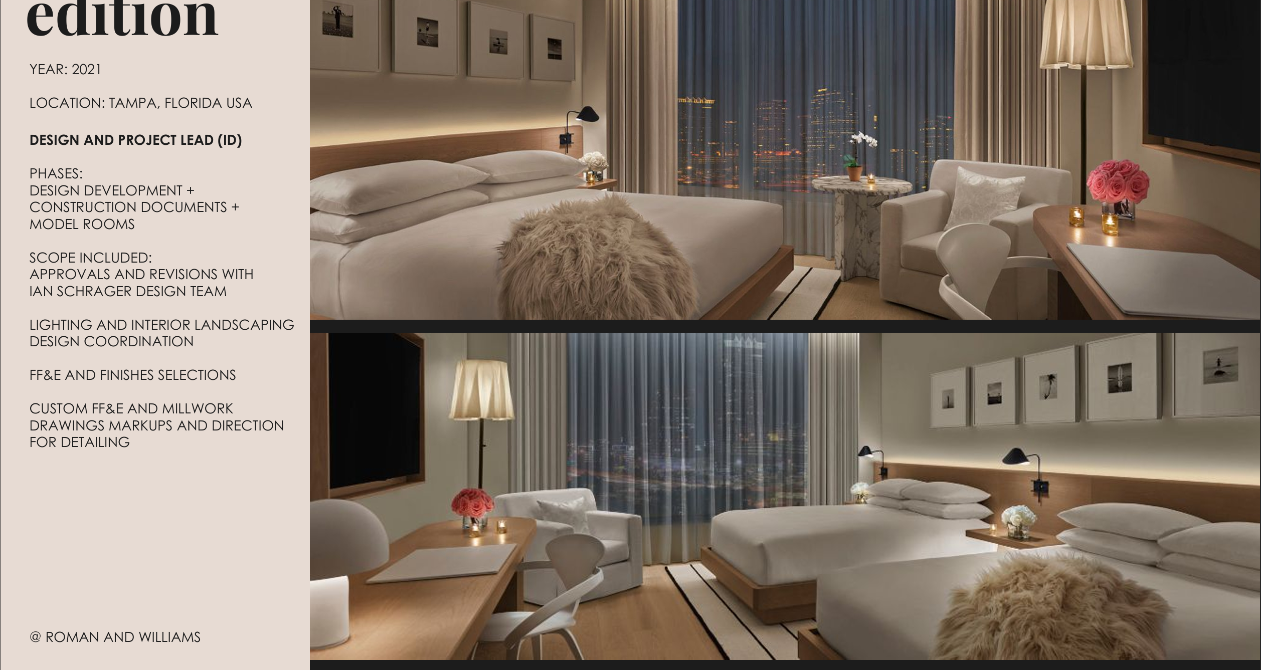 Edition Hotel Tampa interior